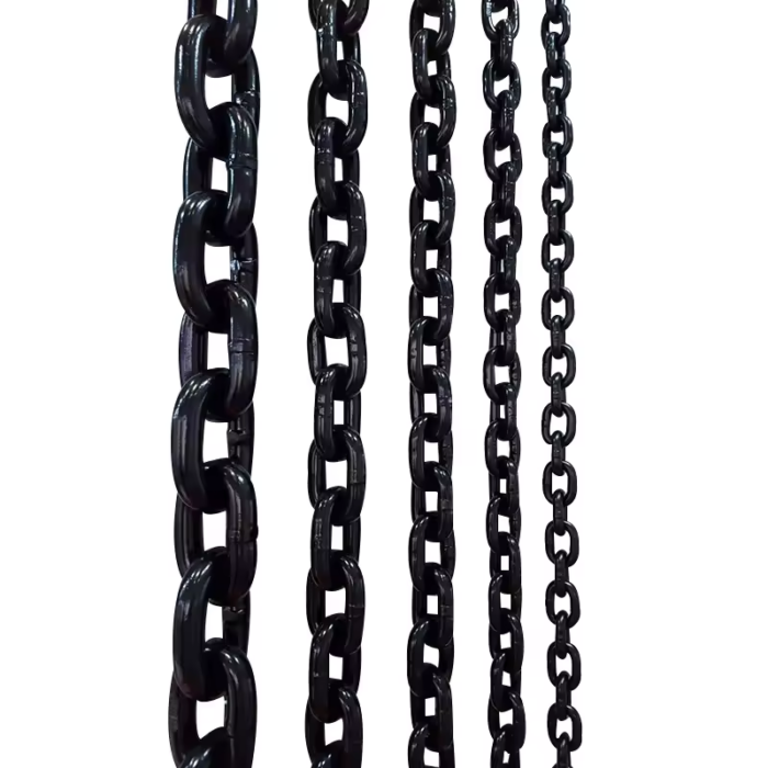 Гинж - EN818-2 G80, 12500кг, 20*60мм (Oil black chain)