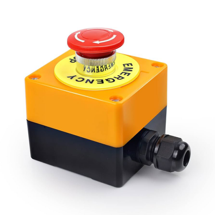 Аваарын кноп/салгуур (Sign Emergency stop switch warn sign Orange)