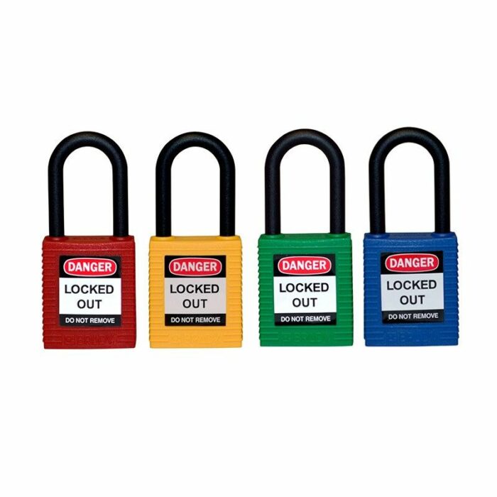 Аюулгүйн цоож 6мм /4 өнгийн (Safety Padlock-BD type, Zinc alloy cylinder, 2 keys/lock)